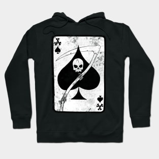 Ace of Spades ))(( Vietnam War Era Death Card Hoodie